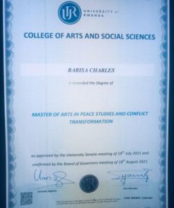 buydegree from the University of Rwanda