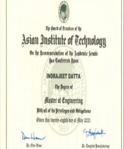 Buy college degree from the Asian Institute of Technology