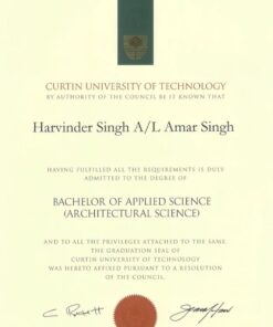 Buy college degree from the Curtin University