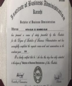 Buy college degree from the Institute of Business Administration