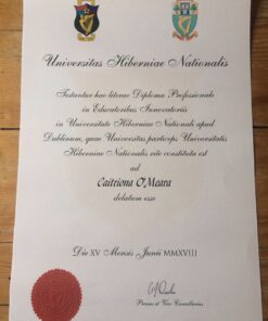 Buy college degree from the University College Dublin