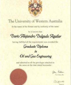 Buy college degree from The University of Western Australia