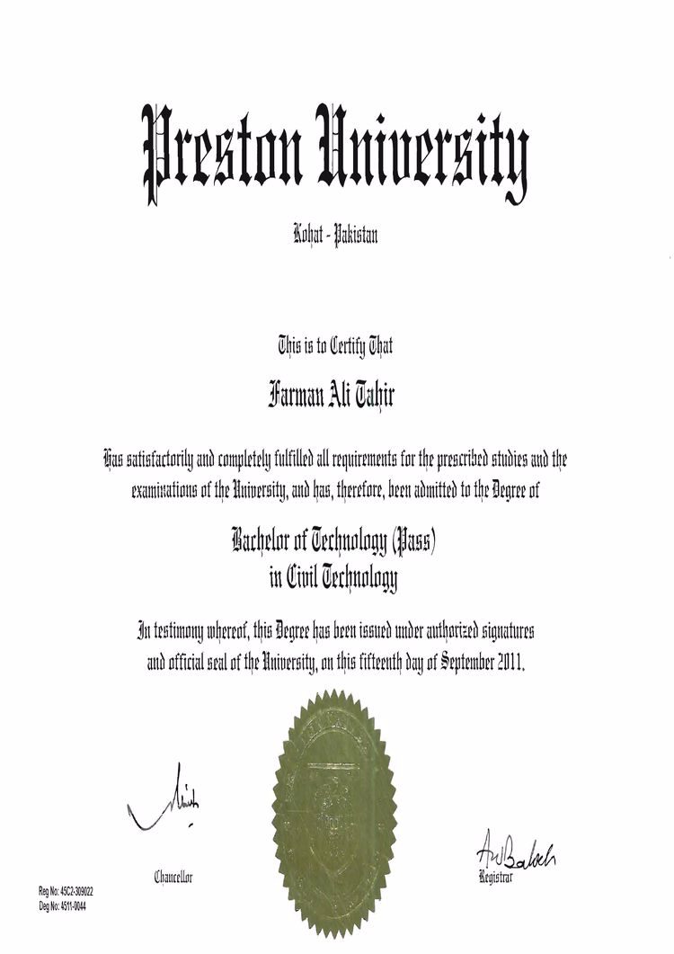 Buy college degree from The Preston University